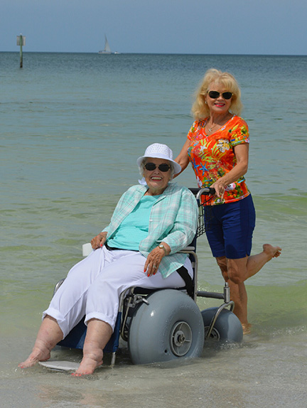 beach wheelchair